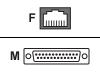 Digi - Network adapter ( DCE ) - RJ-45 (F) - DB-25 (M)