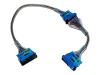 Belkin Round Floppy Dual-Drive Cable - Floppy cable - 34 PIN IDC (F) - 34 PIN IDC (F) - 45.7 cm - rounded - silver