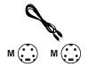HP - Video cable - S-Video - 4 PIN mini-DIN (M) - 4 PIN mini-DIN (M) - 1.8 m