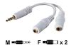 Belkin
F8V234EAWHT-APL
Cable/Y Adap Mini> 2 Minstero Jacks