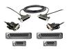 Belkin Serial File Transfer Cable - Serial cable - DB-9, DB-25 (F) - DB-9, DB-25 (F) - 3 m - thumbscrews