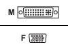 PNY - Video adapter - DVI-I (M) - HD-15 (F)