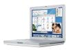 Apple iBook G4 - PPC G4 800 MHz - RAM 256 MB - HDD 30 GB - CD-RW / DVD-ROM combo - Mobility Radeon 9200 - MacOS X 10.3 - 12.1