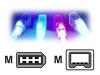 A.C.Ryan 1394 NewG - IEEE 1394 cable - 6 PIN FireWire (M) - 4 PIN FireWire (M) - 2 m ( IEEE 1394 )