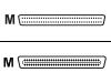 HP - SCSI external cable - HD-68 (M) - 68 PIN VHDCI (M) - 3.7 m - thumbscrews