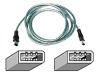 Belkin - IEEE 1394 cable - 6 PIN FireWire (F) - 6 PIN FireWire (F) - 1.8 m ( IEEE 1394 ) - white