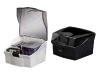 Fellowes Multimedia - Storage CD cabinet - black, white