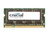 Crucial - Memory - 512 MB - SO DIMM 200-pin - DDR - 266 MHz / PC2100 - CL2.5 - 2.5 V