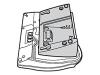 Nortel - Wall mount with telephone stand - charcoal
