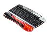 Kensington Duo Gel Wristrest Wave - Keyboard wrist rest - black, red