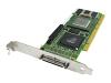 HP - Storage controller (RAID) - 1 Channel - Ultra320 SCSI - 320 MBps - RAID 0, 1, 5, 10, 50, JBOD - PCI 64