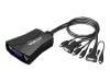 NewStar KVM Switch NS-211MICRO - KVM switch - PS/2 - 2 ports - 1 local user external