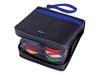 Targus New Sport Blue Binder - Binder CD disk(s) - 128 discs - nylon, neotherm - blue