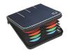Fellowes Body Glove Fast Track - CD wallet - capacity: 128 CD - navy blue