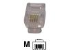 AESP - Phone connector - RJ-11 (M) (pack of 10 )