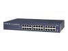 NETGEAR JGS524 Gigabit Switch - Switch - 24 ports - EN, Fast EN, Gigabit EN - 10Base-T, 100Base-TX, 1000Base-T