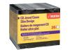 Imation - Storage CD slim jewel case - black (pack of 25 )