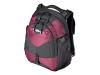 Targus Campus Notebook Backpac - Notebook carrying case - black, burgundy