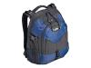 Targus Campus Notebook Backpac - Notebook carrying case - black, blue