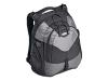 Targus Campus Notebook Backpac - Notebook carrying case - black, silver