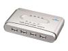 Good Way USB Auto Share Switch SS1280 (UH-804) - USB peripheral sharing switch - 4 ports - USB