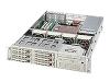 Supermicro SC823 T-R500RC - Rack-mountable - 2U - extended ATX - power supply 500 Watt - beige