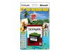 Lexmark Cartridge No. 27 with Lexmark Premium Glossy Paper - Print cartridge - 1 x colour (cyan, magenta, yellow) - 140 pages - promo