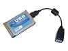 Belkin BusPort Mobile - Serial adapter - CardBus - USB - 2 ports