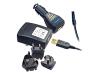 Covertec Complete Travel Kit 4 in 1 Palm OS - USB cable with AC & car charge adapters - 4 PIN USB Type A (M) - black