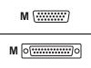 Alcatel - Serial RS-232 cable ( DTE ) - HD-26 (M) - DB-25 (M) - 1.8 m