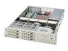 Supermicro SC823T-R500LP - Rack-mountable - 2U - extended ATX - power supply 500 Watt - beige