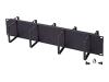 Belkin Double-Sided Horizontal Cable Manager - Rack cable management panel (horizontal) - black - 2U - 19