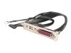 Shuttle PC15 - USB / parallel panel - 4 PIN USB Type A, DB-25 (F)