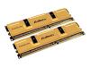 Crucial Ballistix - Memory - 1 GB ( 2 x 512 MB ) - DIMM 184-PIN - DDR - 400 MHz / PC3200 - CL2 - 2.8 V - unbuffered - non-ECC