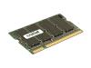 Crucial - Memory - 1 GB - SO DIMM 200-pin - DDR2 - 533 MHz / PC2-4200 - CL4 - 1.8 V - unbuffered - non-ECC