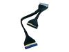 IC Intracom Manhattan - IDE / EIDE cable - UDMA 66/100 - 40 PIN IDC (F) - 40 PIN IDC (F) - 46 cm - rounded - black