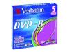 Verbatim
43557
DVD-R/4.7GB 16xspd Colour 5pk SlimCase