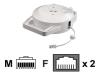 Belkin - ISDN extender - RJ-45 (F) - RJ-45 (M) - 10 m