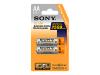 Sony NH AAB2E - Battery 2 x AA type NiMH 2500 mAh