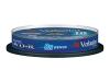 Verbatim - 10 x DVD+R - 4.7 GB 8x - matt silver - spindle - storage media