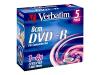 Verbatim
43510
DVD-R/1.46GB 4xspd 8cm JewelCase 5pk
