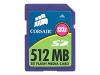 Corsair - Flash memory card - 512 MB - 133x - SD Memory Card