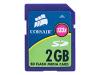 Corsair - Flash memory card - 2 GB - 133x - SD Memory Card