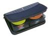 Targus cdProjects Mach II - Wallet CD disk(s) - 64 discs - nylon - grey, blue