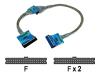 Belkin Ultra ATA Hard Drive Round Cable - IDE / EIDE cable - UDMA 66/100/133 - 40 PIN IDC (F) - 40 PIN IDC (F) - 46 cm - rounded - silver