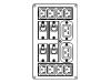APC - Power backplate - IEC 320 EN 60320 C13, IEC 320 EN 60320 C19 (F)
