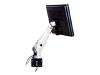 Origin Storage Generic Monitor Support LA01 - Mounting kit ( articulating arm, desk clamp mount ) for flat panel - mounting interface: 100 x 100 mm, 75 x 75 mm - table-top