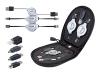 Belkin 7-in-1 Retractable Cable Travel Pack - USB / network / phone cable kit