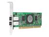 QLogic SANblade QLA2462 - Host bus adapter - PCI-X low profile - 4Gb Fibre Channel - 2 ports
