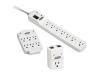 Fellowes - Surge suppressor - AC 110 V - 6 Output Connector(s)